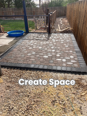 Paver patio outdoor space creation Saint George Utah
